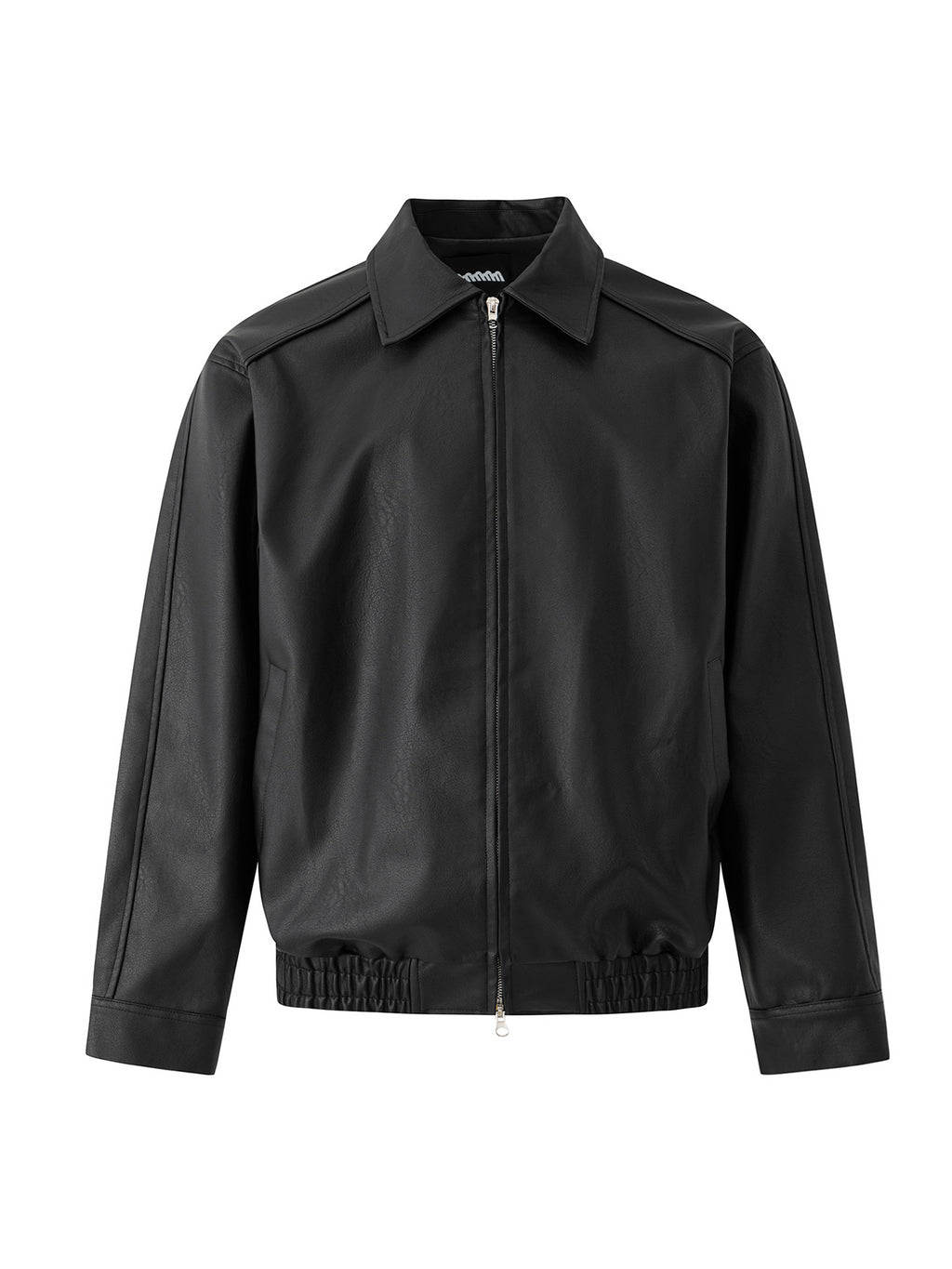 Retro PU Leather Jacket Men Casual Lapel Coat
