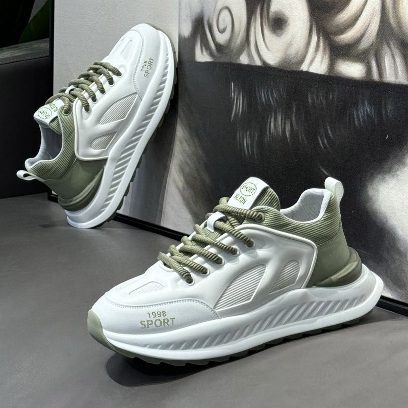 Thick-soled height-increasing running dad shoes for men