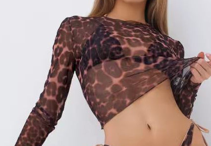 Mesh Bikini with Cover-Up