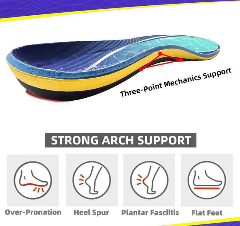 Heavy Duty Orthotic Shoe Insoles for Men and Women
