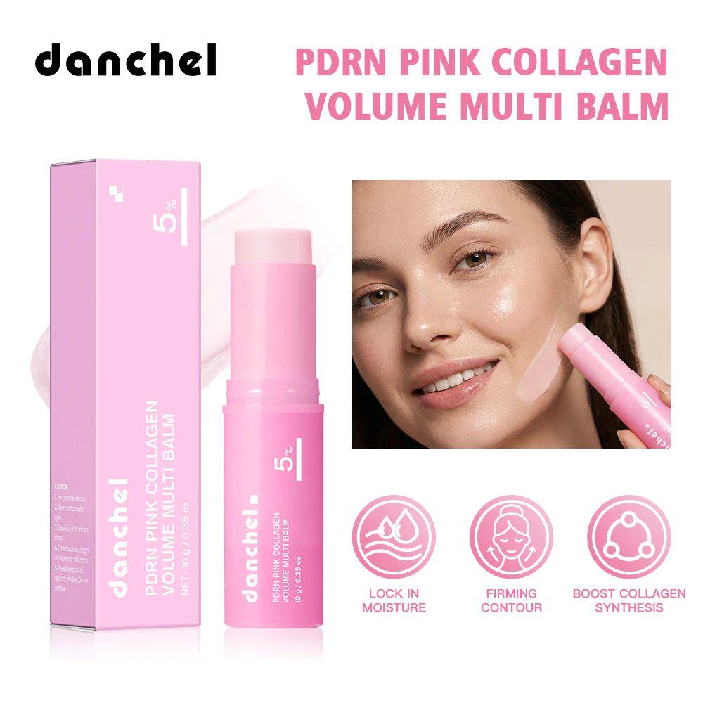 Pink Collagen Volume Multi Balm Deep Hydration Glass Skin On The Go Luxury Skin Repair Daily Glow Maintenance