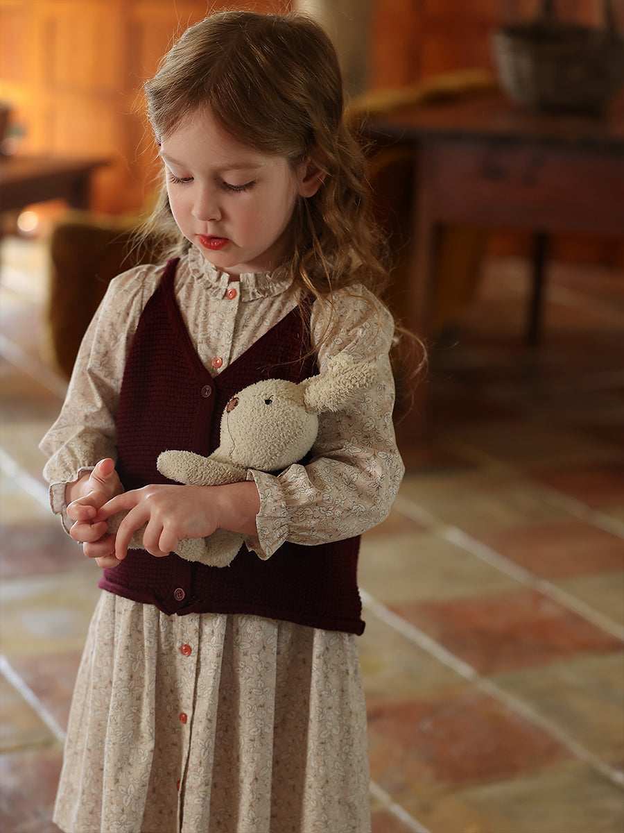 Girls' Niche Temperament Floral Dress