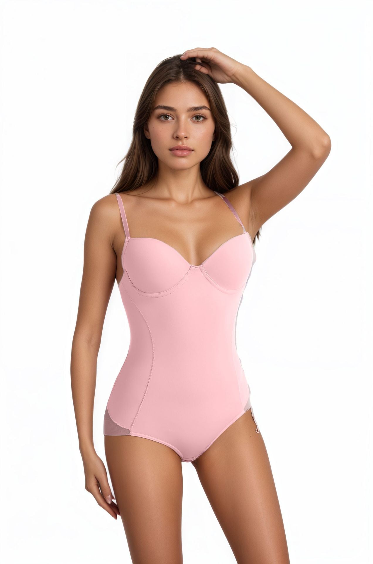 Adjustable Shapewear Bodysuit with Built-In Bra