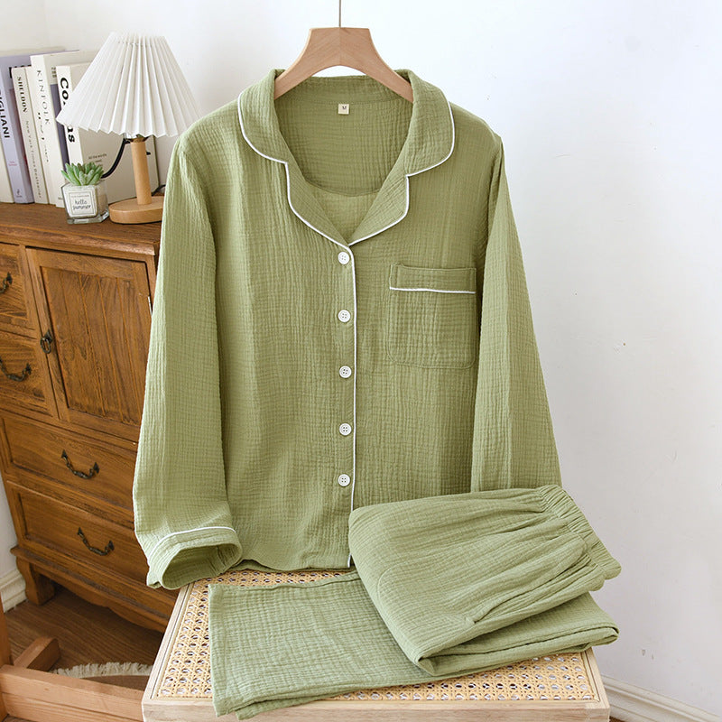 Cotton Pajama Set for Men and Women