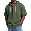 Mens Casual Hooded T-Shirt