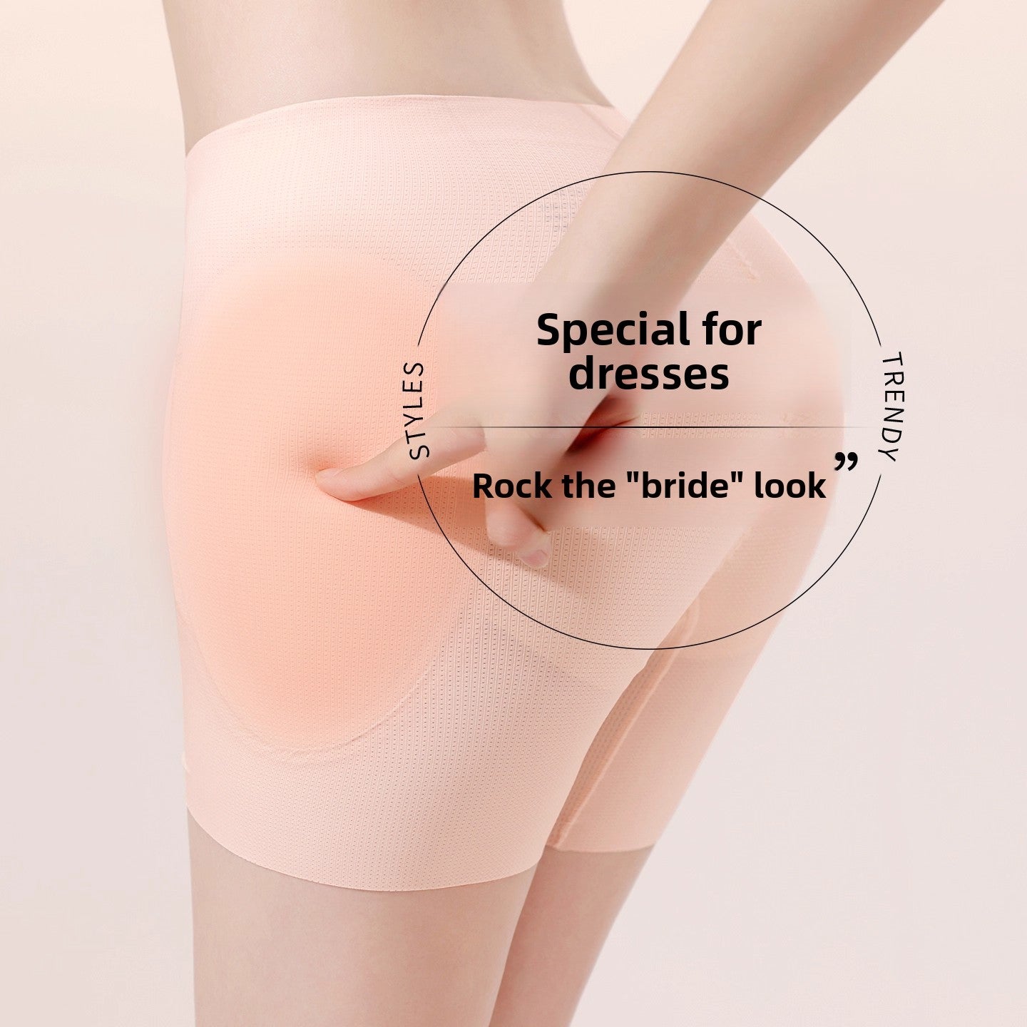 Seamless Butt Lifting Shapewear with Hip Padding