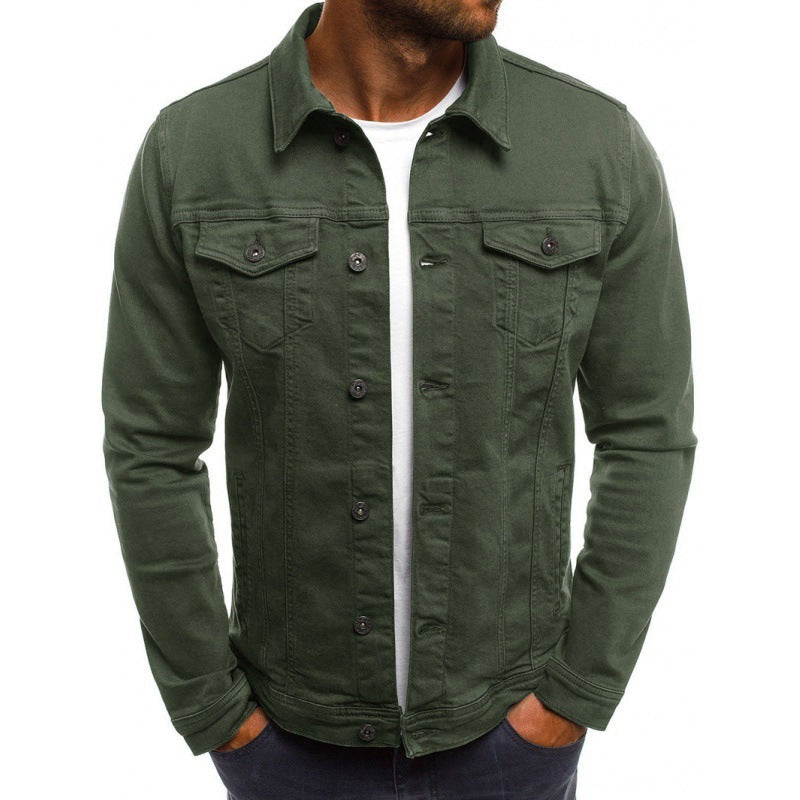 Slim Fit Denim Jacket for Men