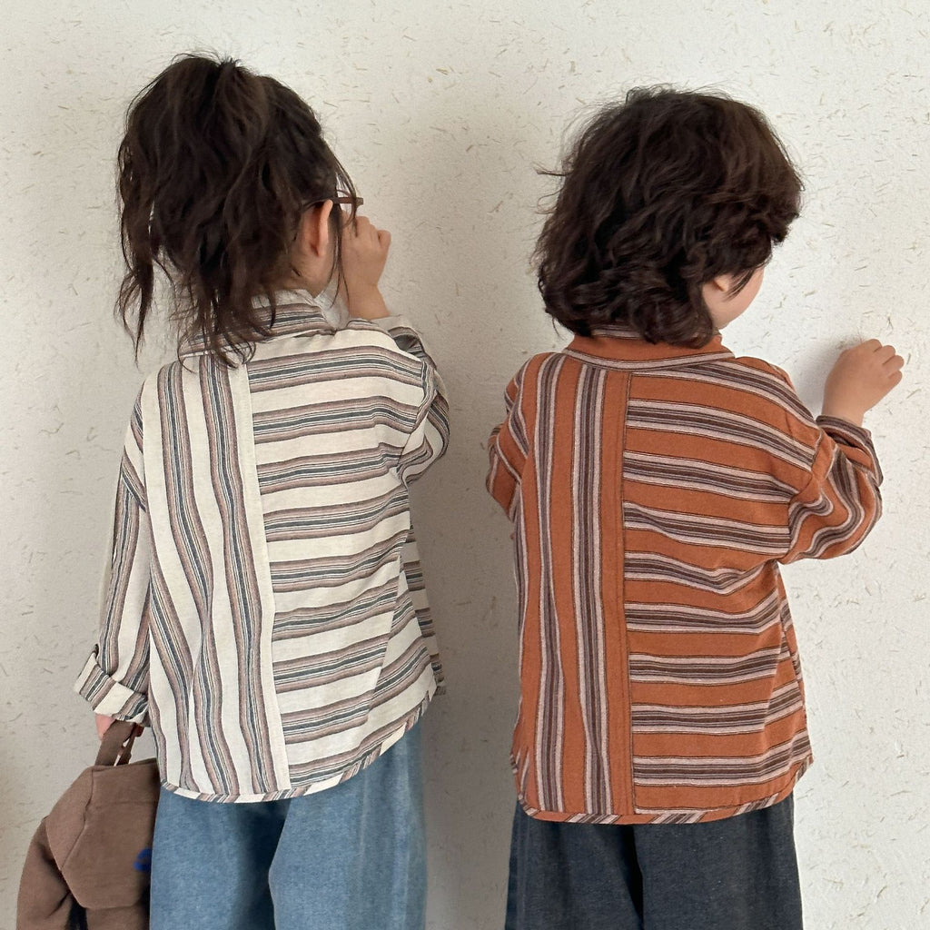 Childrens Long Sleeve Cotton Shirt