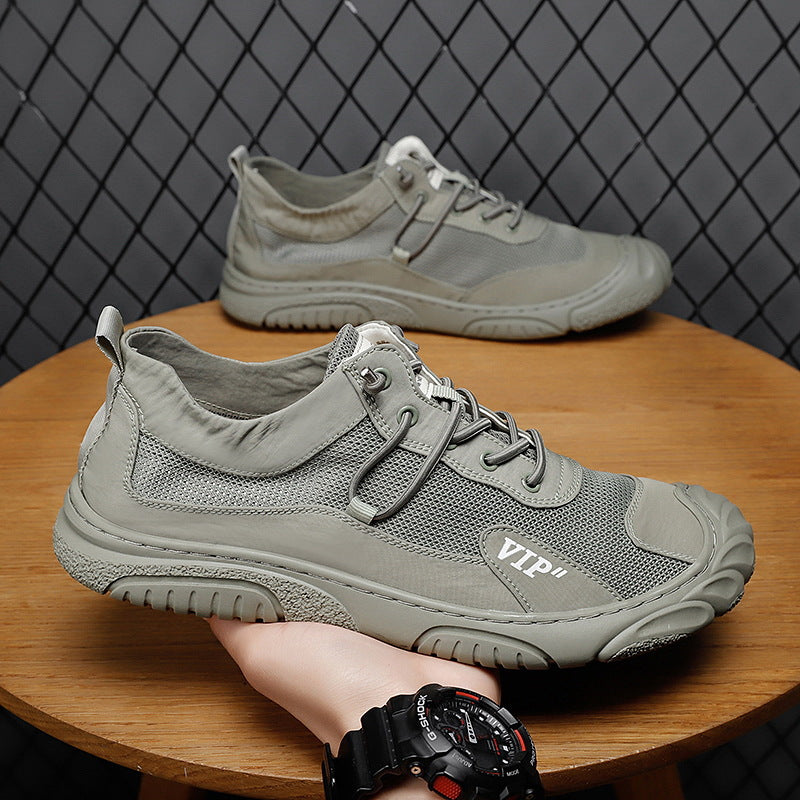 Thin casual net shoes for men