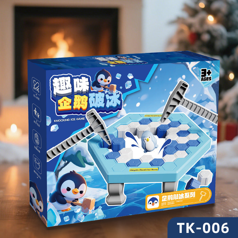 Interactive Penguin Ice Breaking Board Game for Kids