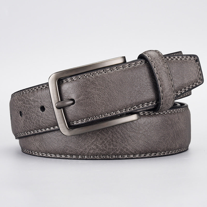 Classic Pin Buckle Mens Belt