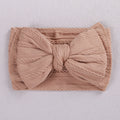 Children's Hair Accessories Jacquard Nylon Hair Band Double-layer Bow