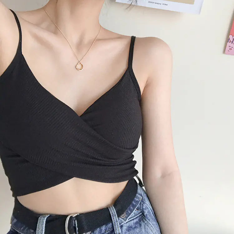 Summer Women's Casual Slim Fit Sleeveless Top and Vest