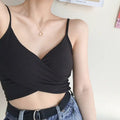 Summer Women's Casual Slim Fit Sleeveless Top and Vest