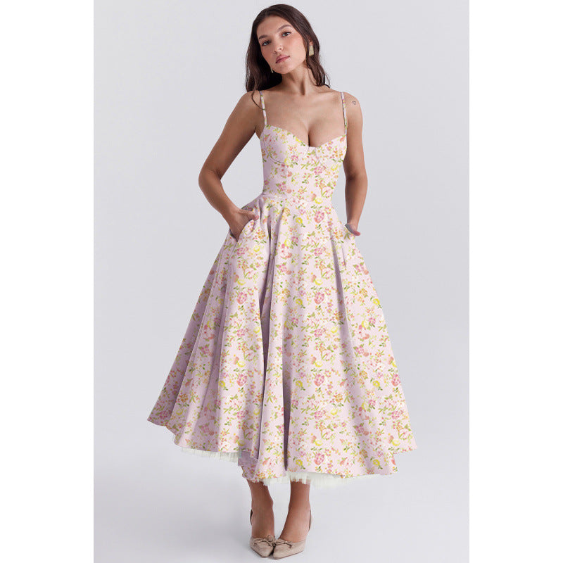 Elegant French Mesh Princess Dress