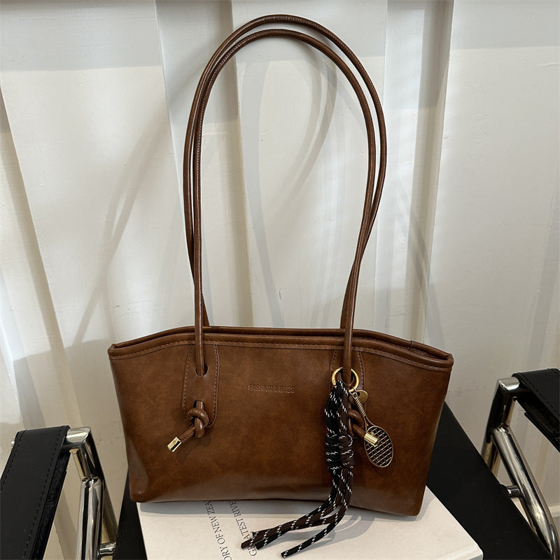 Retro Large Capacity Shoulder Tote Bag