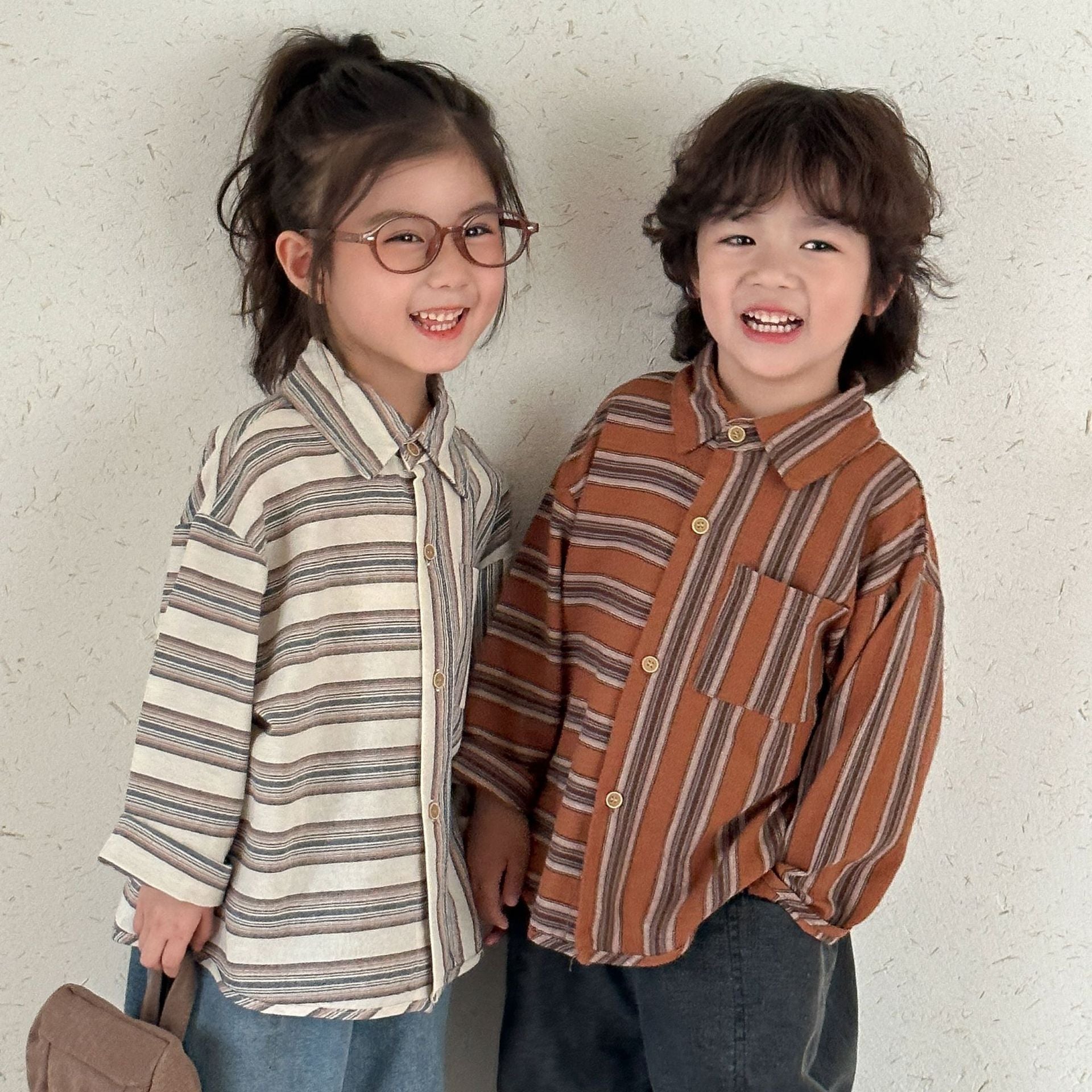 Childrens Long Sleeve Cotton Shirt