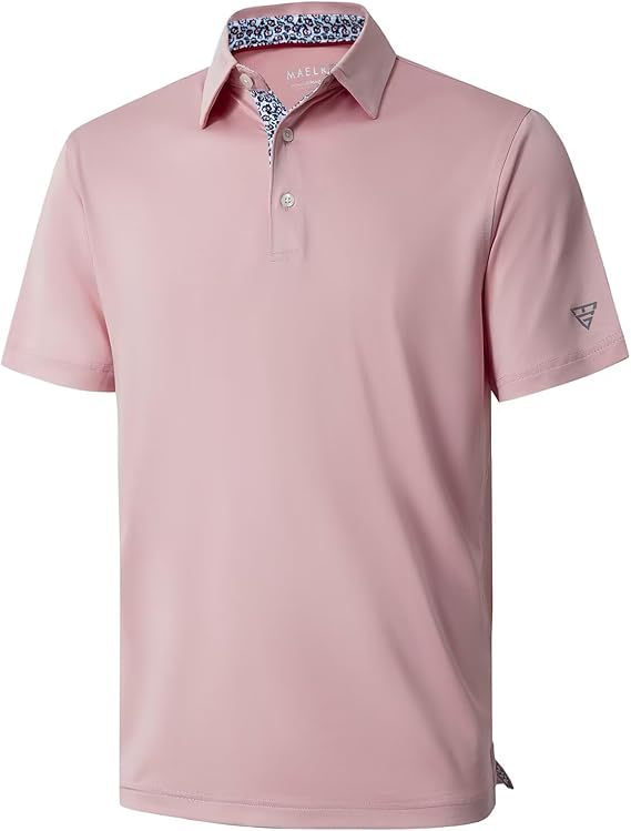 Mens Quick Dry Polo Shirt Short Sleeve Casual