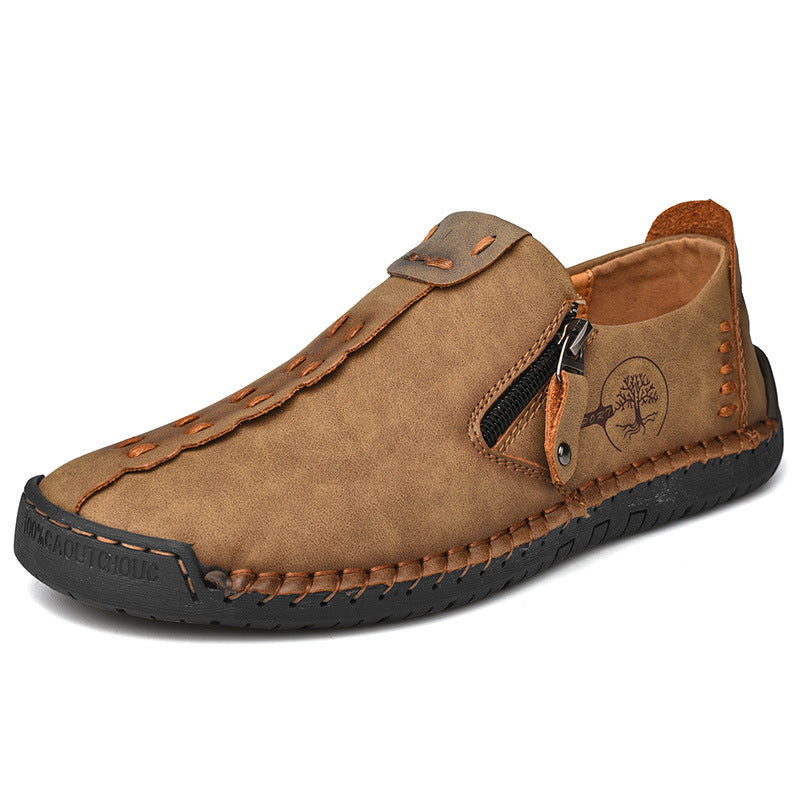 Slip-On Casual Leather Shoes for Men