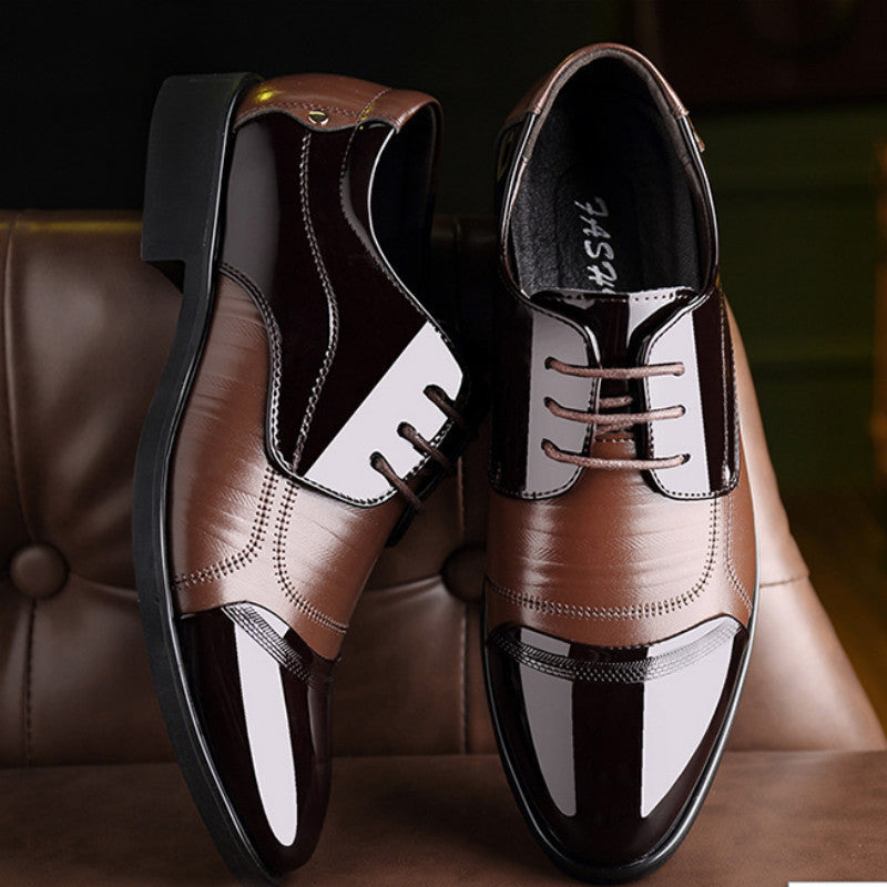 Mens Breathable Business Casual Slip-On Shoes