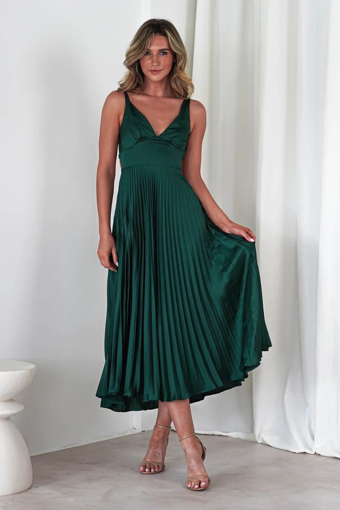 Elegant Sling Backless Long Dress