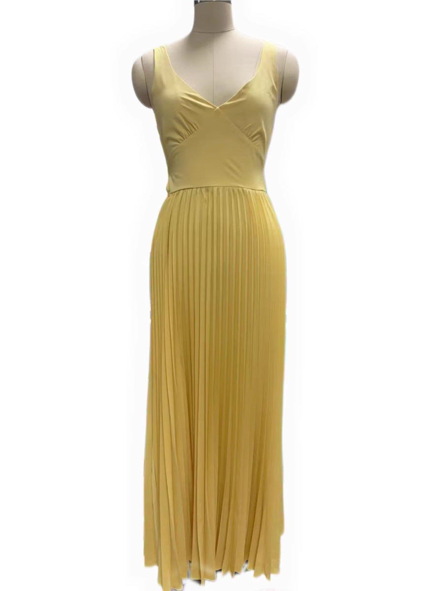 Elegant Sling Backless Long Dress
