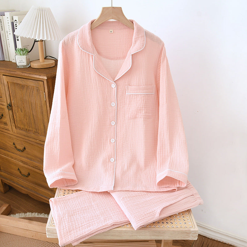 Cotton Pajama Set for Men and Women