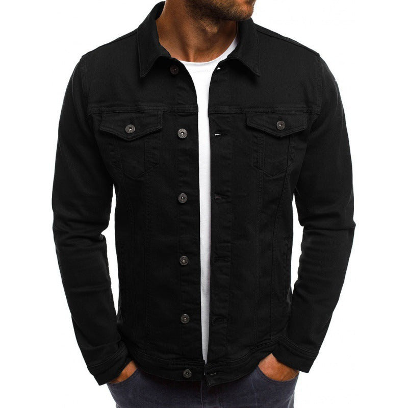 Slim Fit Denim Jacket for Men