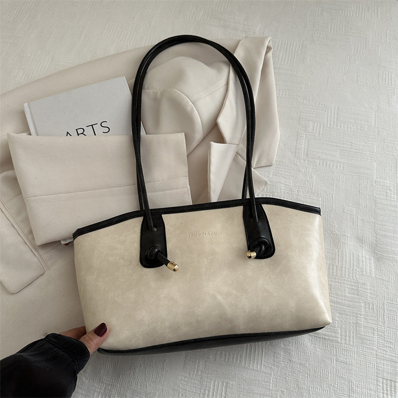 Retro Large Capacity Shoulder Tote Bag