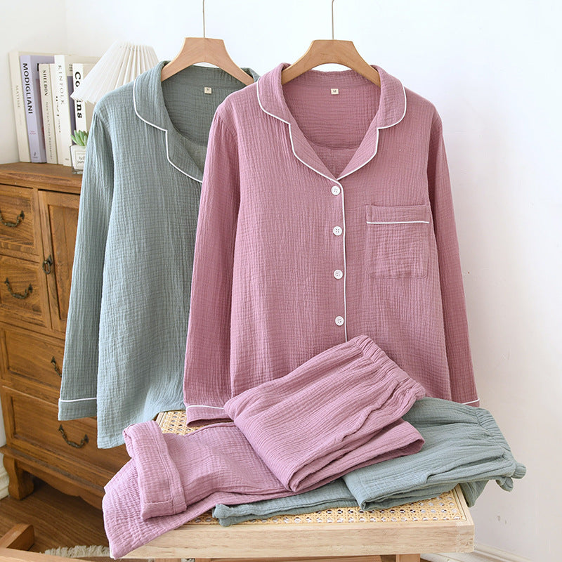 Cotton Pajama Set for Men and Women
