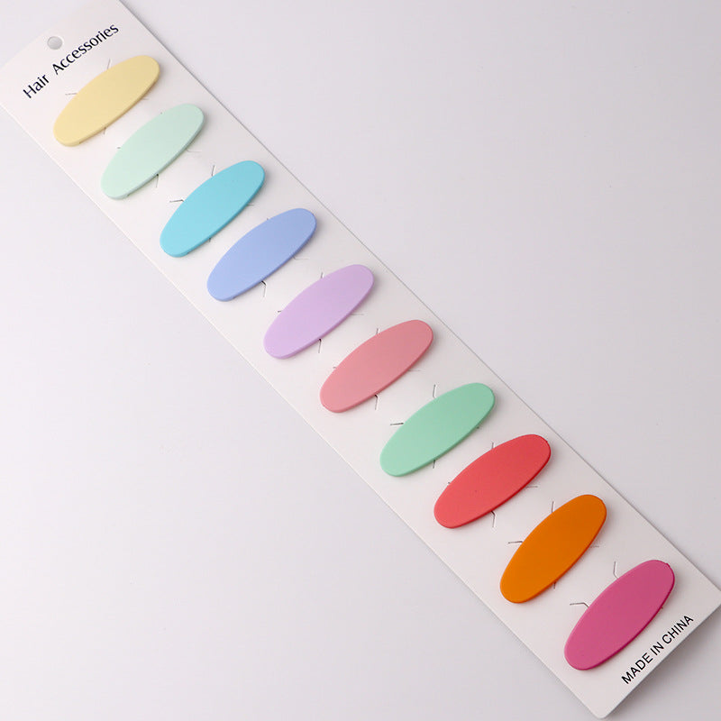 Pack Of 10 Color Kids Hair Clips Nordic Color
