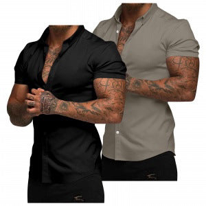 Solid-Color Shirts for Men