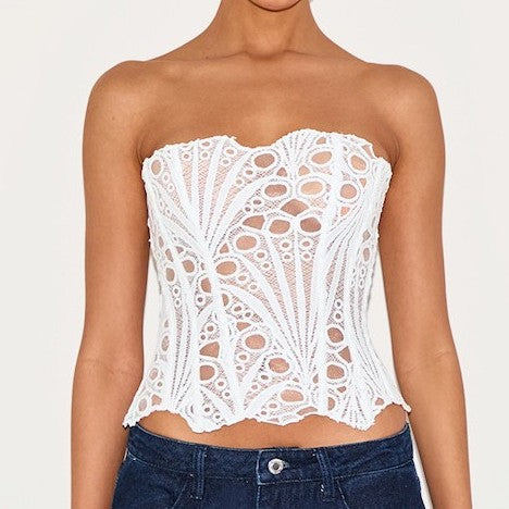 Elegant Lace Double-Layer Corset