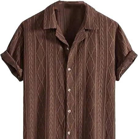 Mens Skull Print Short Sleeve Shirt