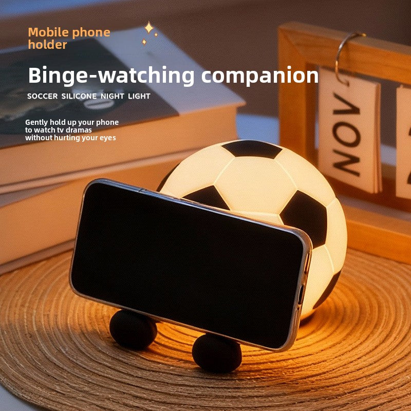 Rechargeable Football Shape Night Light with Timer