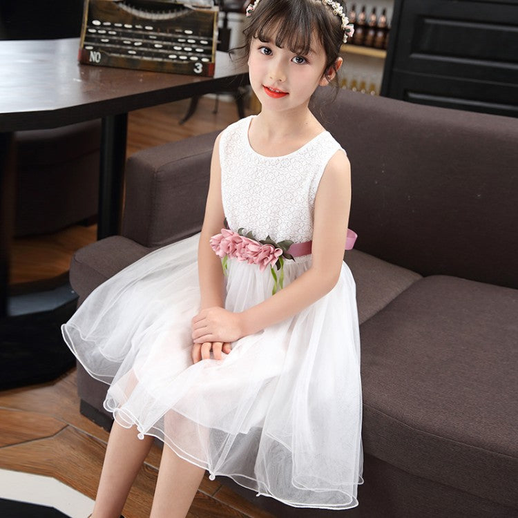 Sweet Fashion Girls Flower Dress