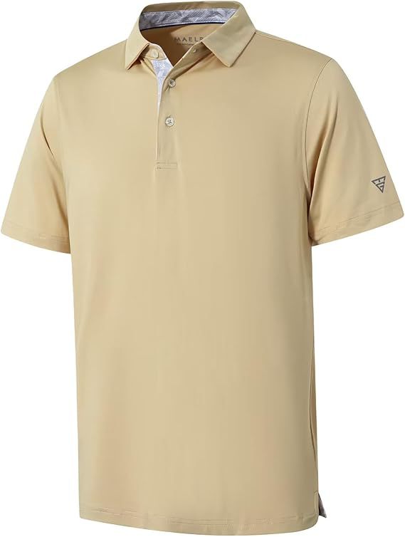 Mens Quick Dry Polo Shirt Short Sleeve Casual