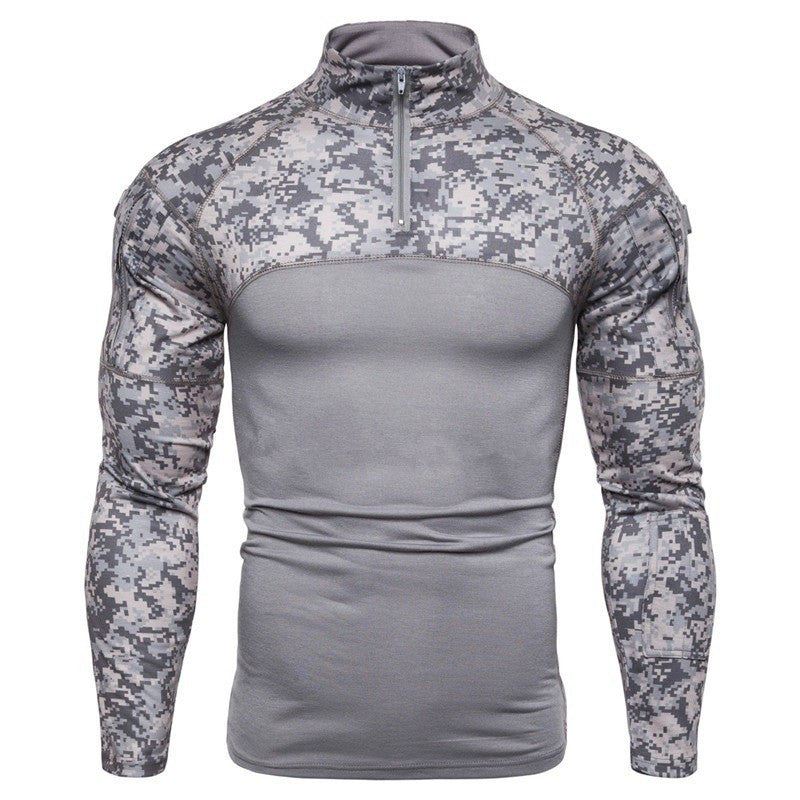 Men's Camouflage Tactical Long Sleeve T-shirt