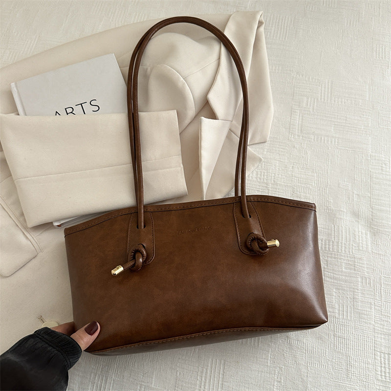 Retro Large Capacity Shoulder Tote Bag