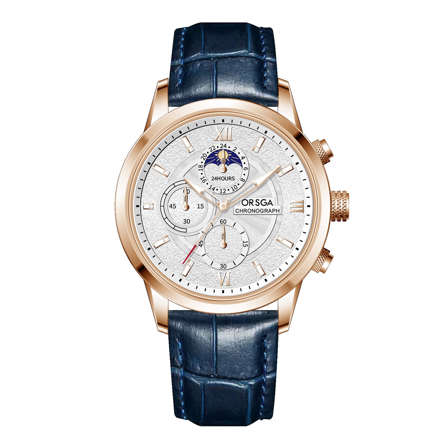 Multifunctional Mens Quartz Watch
