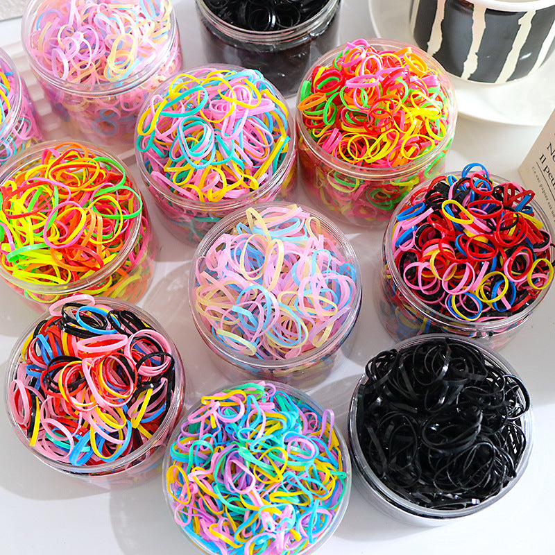 Baby Hair Ties Hair Rubber Bands For Toddler Infants Kids Girls Thin Small Hair Elastics TPU 300 600 Piece Pack