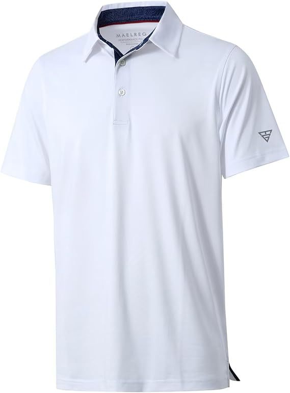 Mens Quick Dry Polo Shirt Short Sleeve Casual