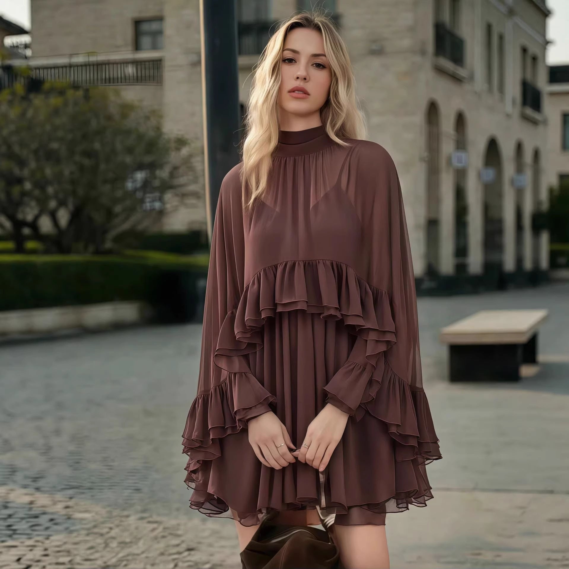 Elegant Two-Piece Dress Set