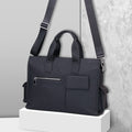 Genuine Leather Business Briefcase for Men
