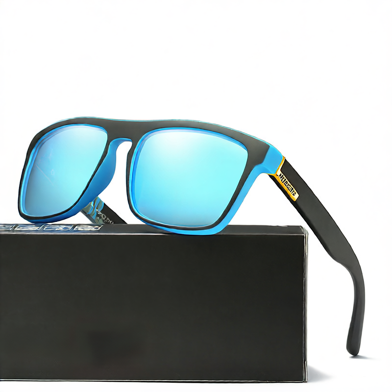 Polarized Square Frame Sunglasses for Men