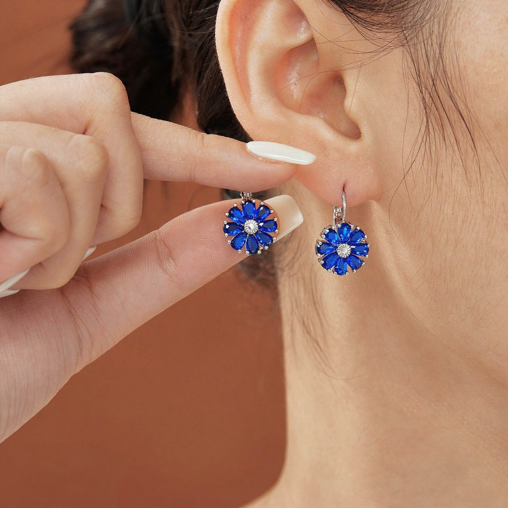 Zircon earrings