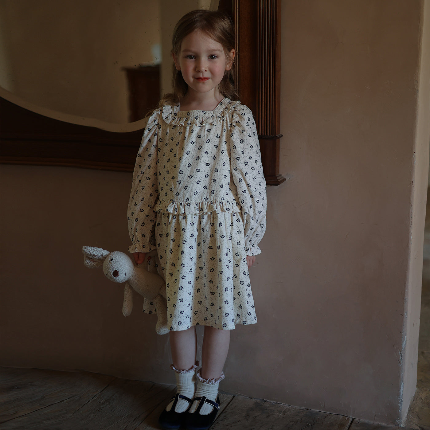 Girls' Niche Temperament Floral Dress