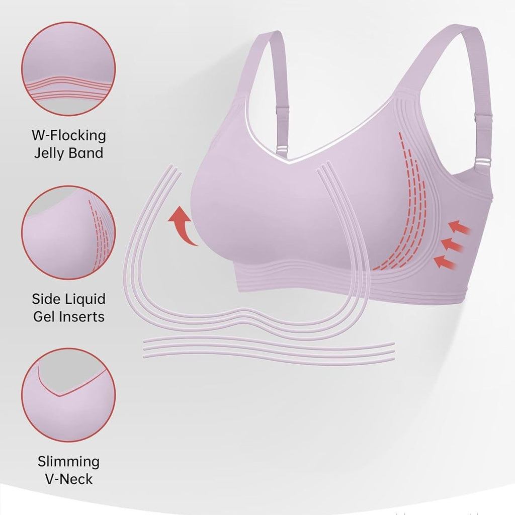Womens Seamless Wireless Comfort Bra