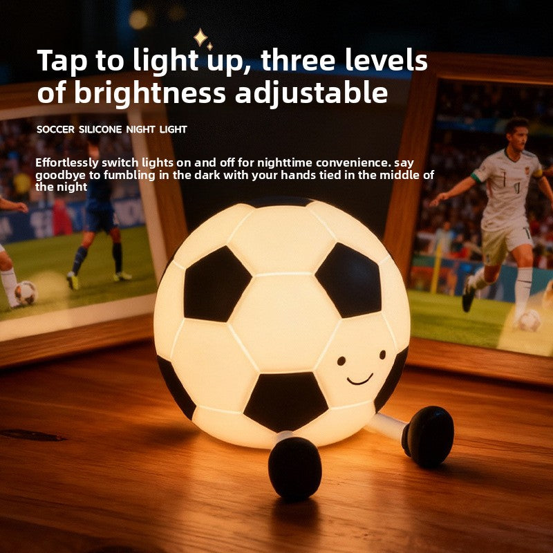 Rechargeable Football Shape Night Light with Timer