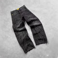 Vintage Embroidered Loose Jeans for Men